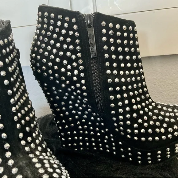 SHIEKH STUDDED WEDGE SHOES - Picture 4 of 8